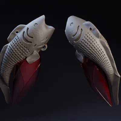 Chậu Trồng Cây Hình Cá Treo