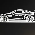 Mô hình 3D Porsche GT3 RS 2DArt - Thumbnail 2