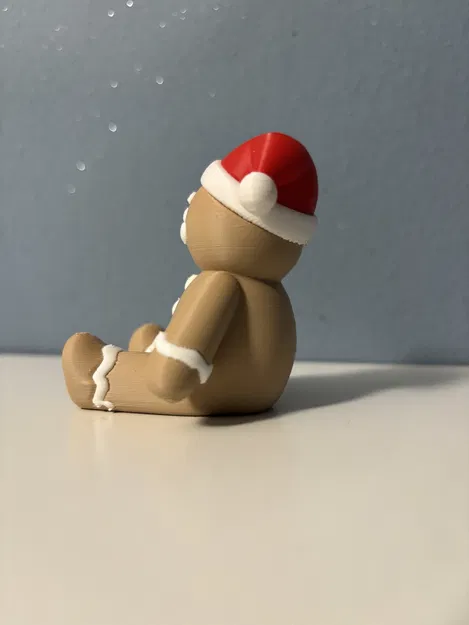 Người Gừng Dễ Thương Đội Mũ Ông Già Noel - Image 2