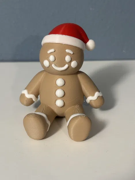 Người Gừng Dễ Thương Đội Mũ Ông Già Noel - Image 4