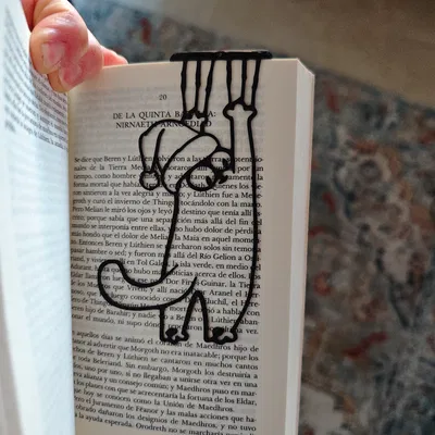 Dấu trang Mèo Giáng Sinh: Mèo Simon