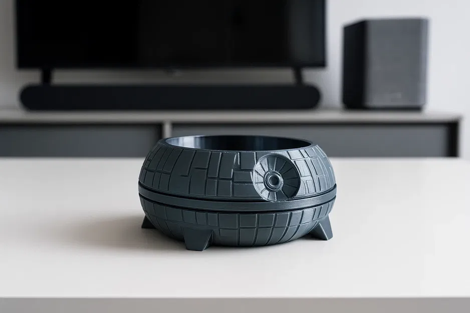 Hộp Đựng Đồ / Chén Trang Trí Death Star Cũ - Image 1