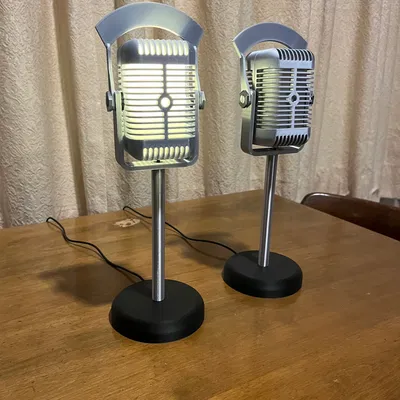 Đèn Micro Kiểu Cổ (Các Bộ Phận)