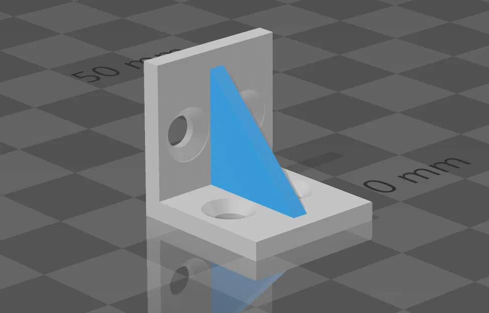 Giá Đỡ Góc L cho Sợi Cáp In 3D - Image 1