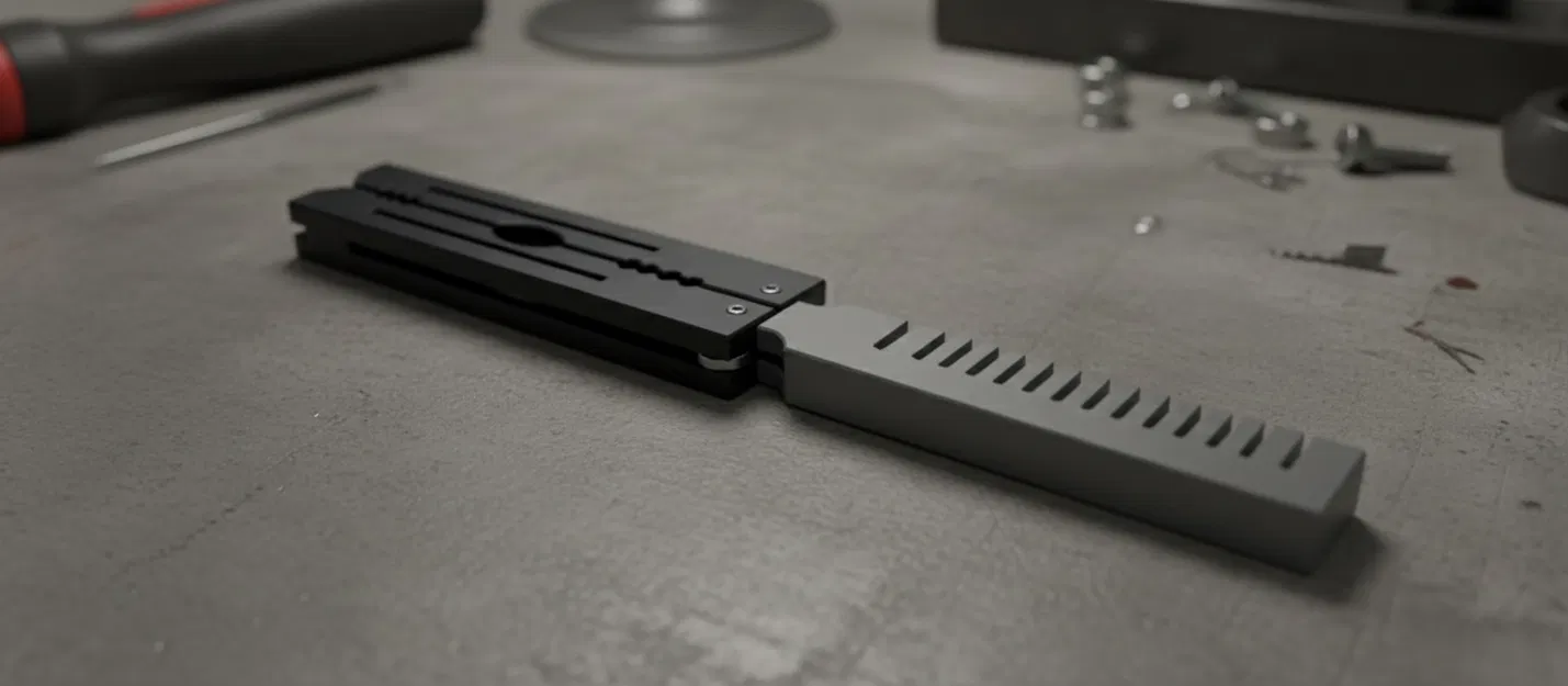 Dao Bướm (Lược Hình) - Thiết Kế Balisong - Image 2