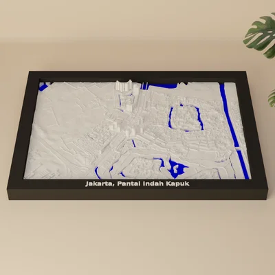 Mô hình thu nhỏ 3D Jakarta, Pantai Indah Kapuk, Indonesia