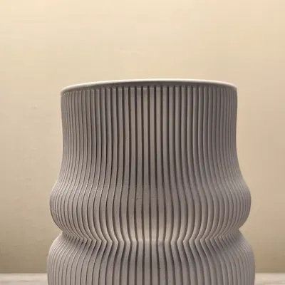 Chậu Cây Vạn Niên Thanh / Рифлёная ваза-кашпо