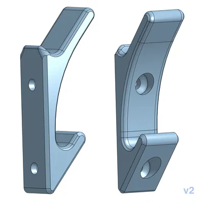 Móc treo đôi - nhỏ gọn và chắc chắn