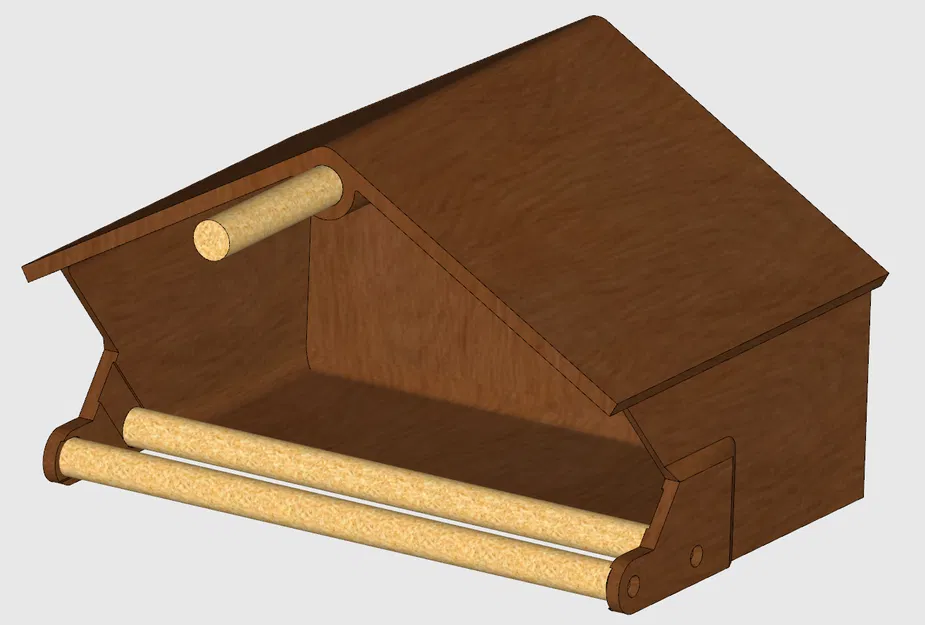 Ổ chim cổ điển, nhà chim - Không cần hỗ trợ - Image 1