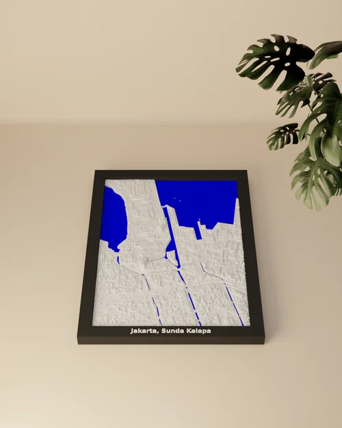 Jakarta, Sunda Kelapa, Indonesia - Mô hình thu nhỏ 3D - Image 2
