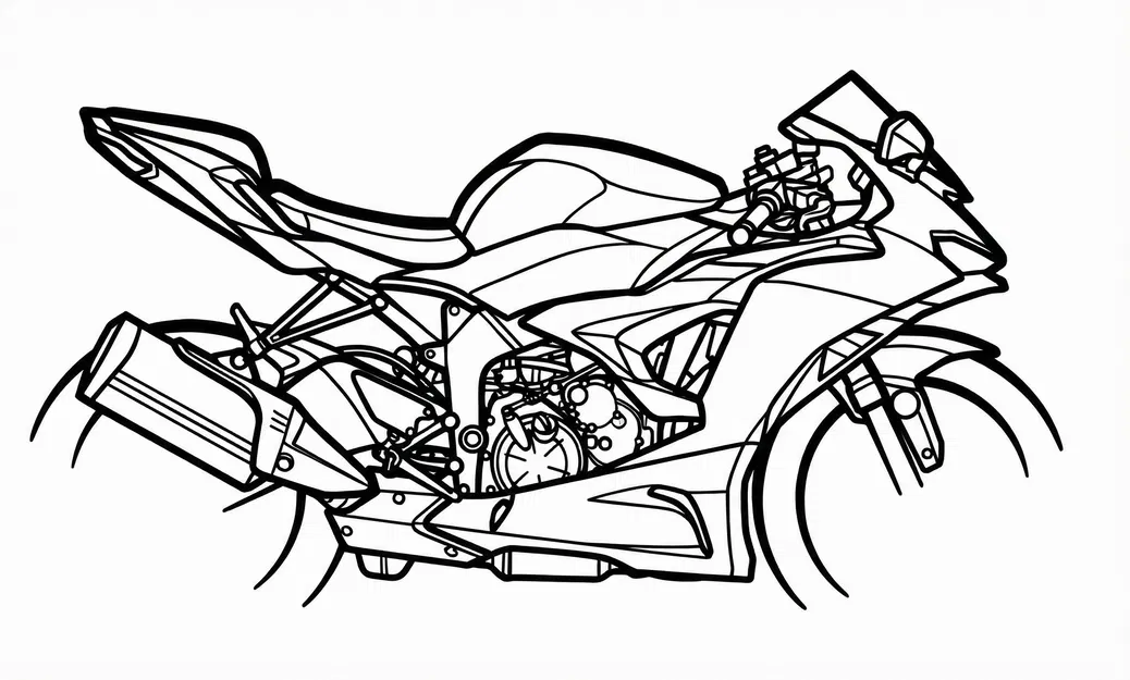 Tranh Tường Kawasaki Ninja ZX-6R - Image 1