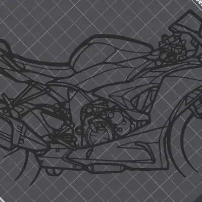 Tranh Tường Kawasaki Ninja ZX-6R