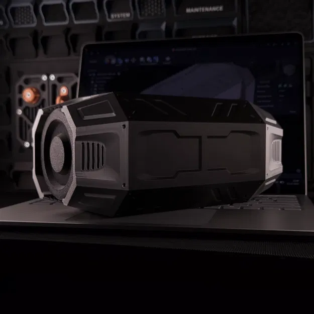 SX09 – Hộp Lưu Trữ Sci-Fi (240×120×106 mm) - Image 1