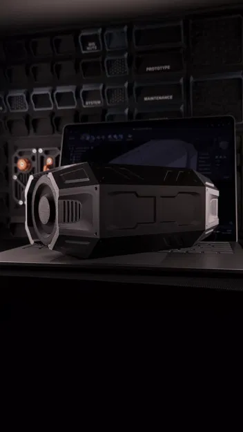 SX09 – Hộp Lưu Trữ Sci-Fi (240×120×106 mm) - Image 8