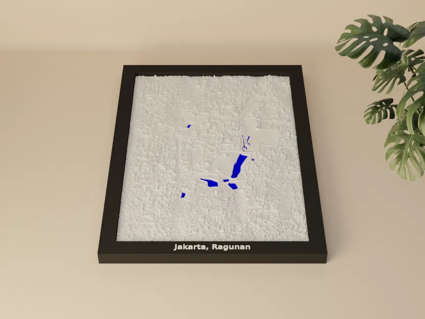 Mô hình thu nhỏ địa hình 3D Jakarta, Ragunan, Indonesia - Image 1