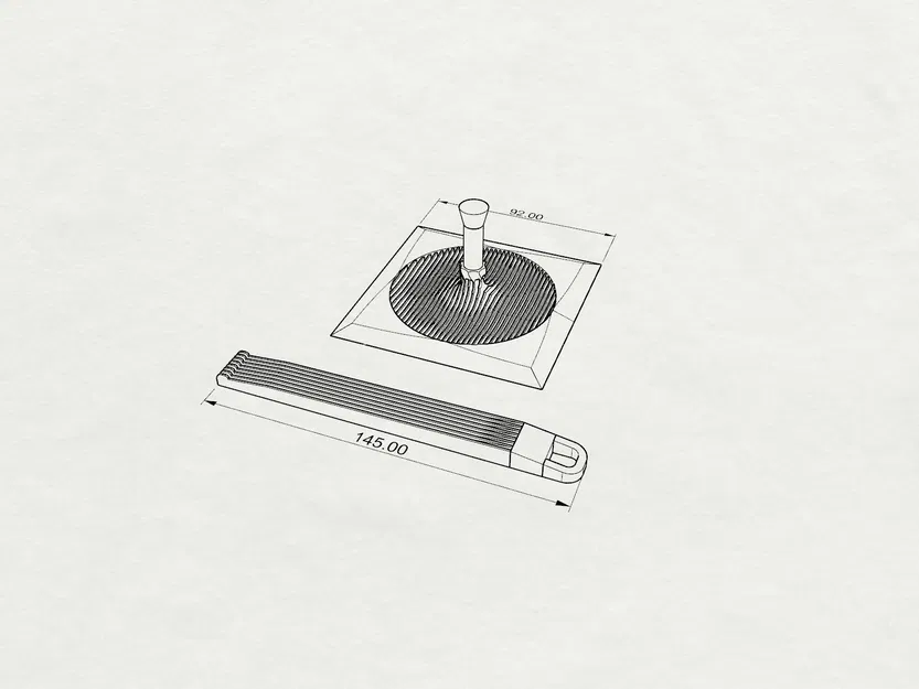 Lưới Lọc Cống Thoát Nước Phòng Tắm Có Cọ - Image 6