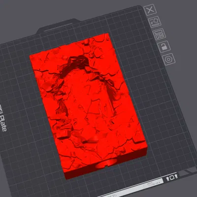 The Cavern Monolith: Đèn Đá Sơn Mặt Brutalist
