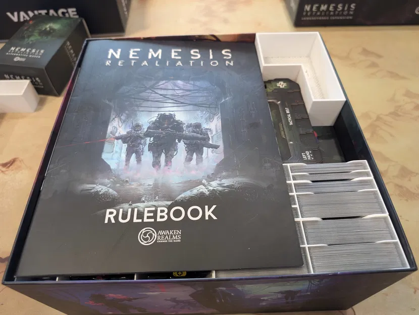 Khay chia hộp Nemesis Retaliation (bản remix) - Hỗ trợ thẻ bọc bài, expansion các loại - Image 4