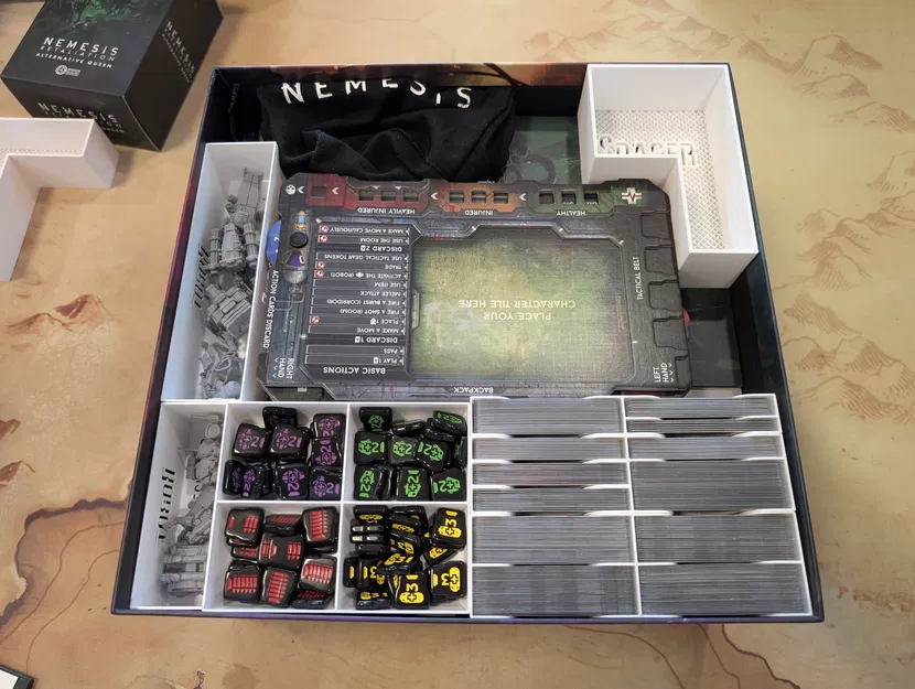 Khay chia hộp Nemesis Retaliation (bản remix) - Hỗ trợ thẻ bọc bài, expansion các loại - Image 5