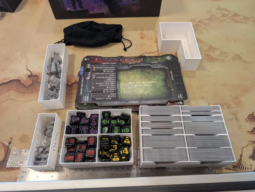 Khay chia hộp Nemesis Retaliation (bản remix) - Hỗ trợ thẻ bọc bài, expansion các loại - Image 6