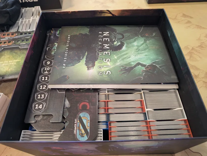 Khay chia hộp Nemesis Retaliation (bản remix) - Hỗ trợ thẻ bọc bài, expansion các loại - Image 17