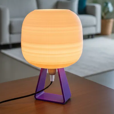 Đèn Orb: Đèn Bàn 3D Hiện Đại, Dễ In