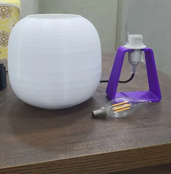 Đèn Orb: Đèn Bàn 3D Hiện Đại, Dễ In - Image 4