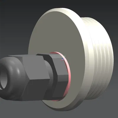 Bộ chuyển đổi bịt lỗ PG21 sang đầu nối cáp PG7