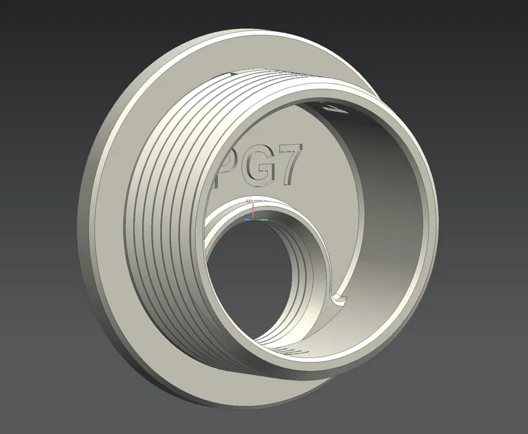 Bộ chuyển đổi bịt lỗ PG21 sang đầu nối cáp PG7 - Image 6