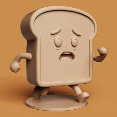 Bánh mì đang chạy | Trang trí bếp hài hước