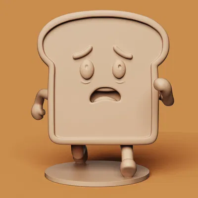 Bánh mì đang chạy | Trang trí bếp hài hước