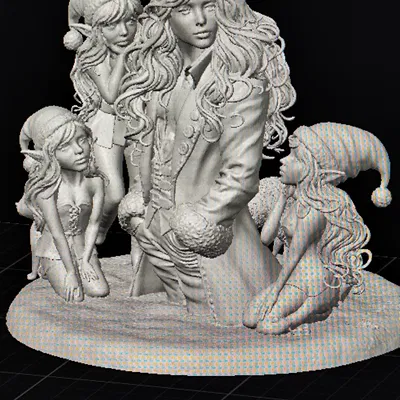 Mô Hình Miss Santa Mix