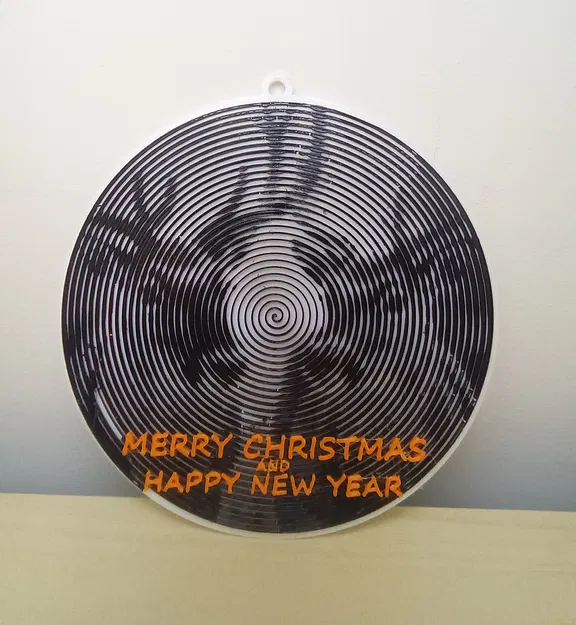 Trang Trí Tường Nghệ Thuật Xoắn Ốc – Tuần Lộc Giáng Sinh - Image 1