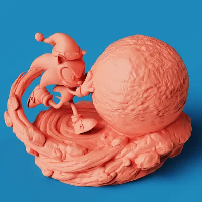 Sonic The Hedgehog Quả Cầu Tuyết | Mô Hình Giáng Sinh