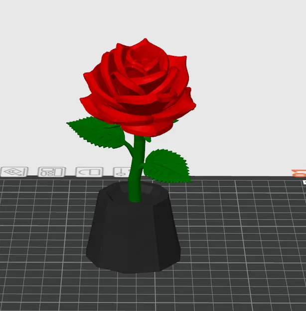 Hoa hồng in 3D tùy chỉnh đa sắc - Image 2