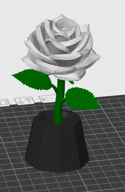 Hoa hồng in 3D tùy chỉnh đa sắc - Image 3