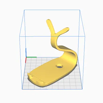 Chân đế điện thoại cong