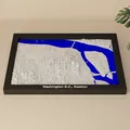 Mô hình 3D Địa hình Washington D.C., Rosslyn, Hoa Kỳ - Thumbnail 1