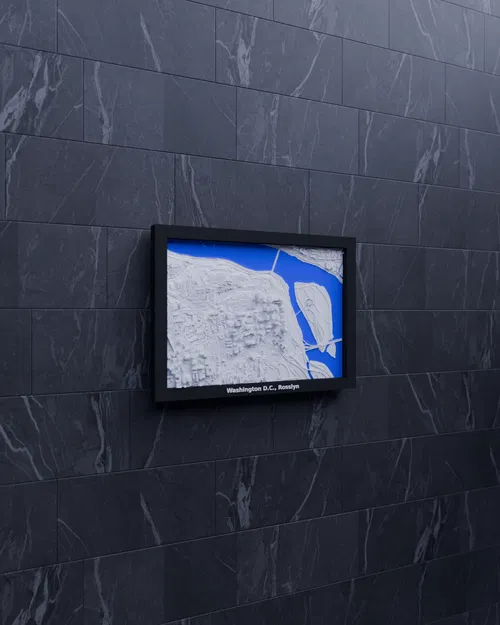 Mô hình 3D Địa hình Washington D.C., Rosslyn, Hoa Kỳ - Image 3