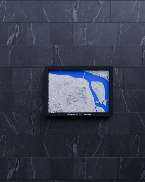 Mô hình 3D Địa hình Washington D.C., Rosslyn, Hoa Kỳ - Image 5