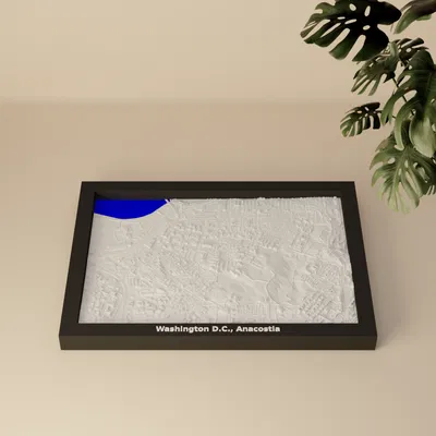 Mô hình thu nhỏ địa hình Washington D.C., Anacostia - Hoa Kỳ