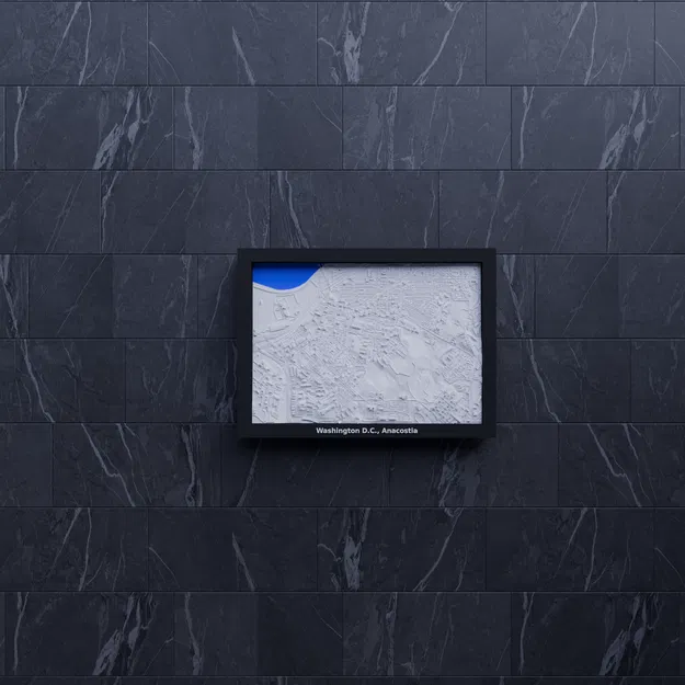 Mô hình thu nhỏ địa hình Washington D.C., Anacostia - Hoa Kỳ - Image 4