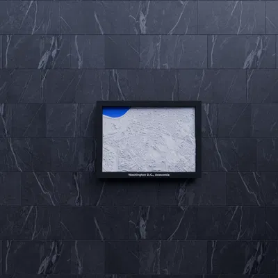 Mô hình thu nhỏ địa hình Washington D.C., Anacostia - Hoa Kỳ