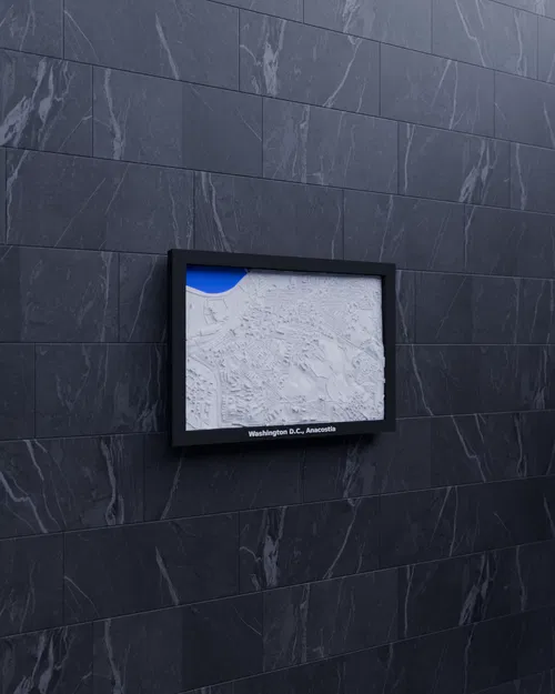 Mô hình thu nhỏ địa hình Washington D.C., Anacostia - Hoa Kỳ - Image 5