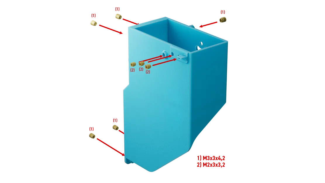 Centauri Carbon internal Poopchute - Thùng chứa nhựa thải bên trong - Image 6
