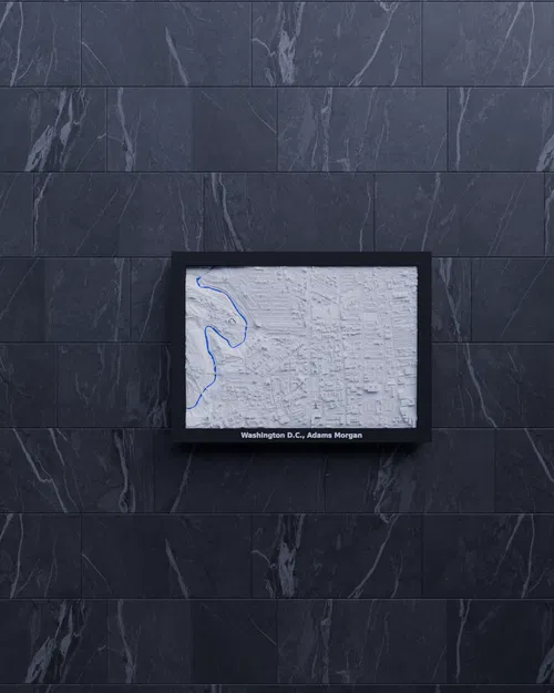 Mô hình địa hình 3D Washington D.C., Adams Morgan - Hoa Kỳ - Image 5