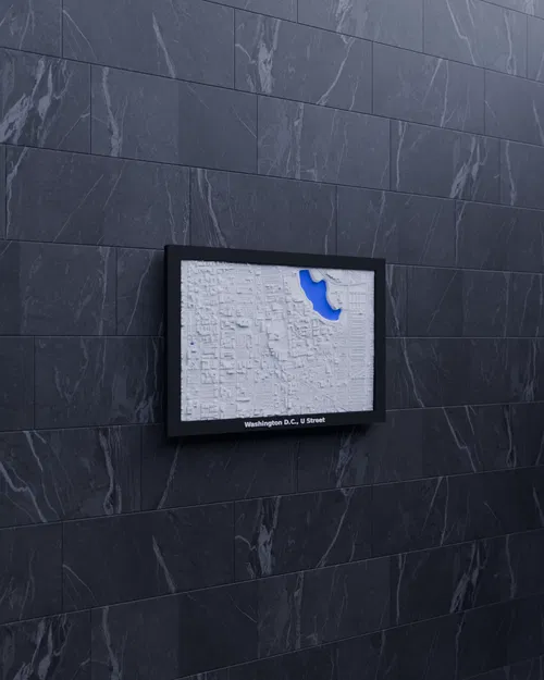 Mô hình thu nhỏ địa hình Washington D.C., U Street, Hoa Kỳ - Image 4