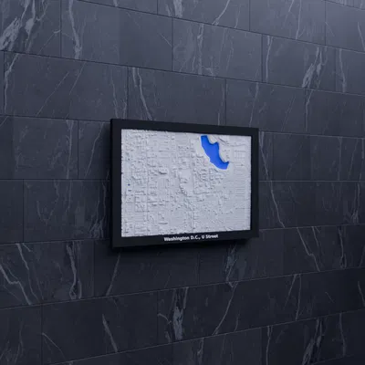 Mô hình thu nhỏ địa hình Washington D.C., U Street, Hoa Kỳ