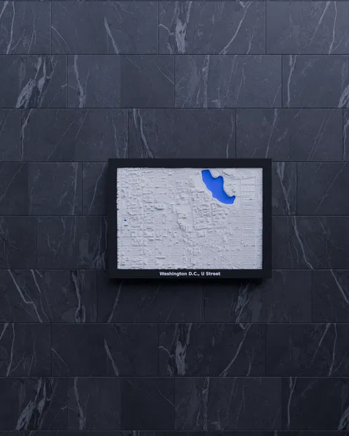 Mô hình thu nhỏ địa hình Washington D.C., U Street, Hoa Kỳ - Image 5