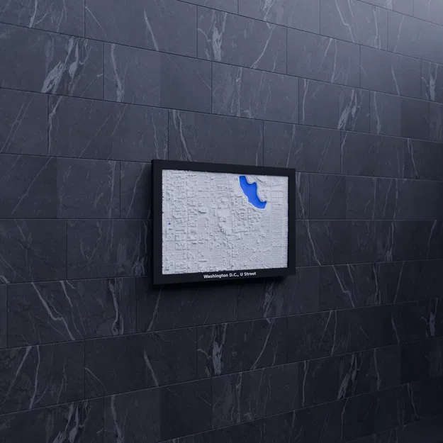 Mô hình thu nhỏ địa hình Washington D.C., U Street, Hoa Kỳ - Image 7